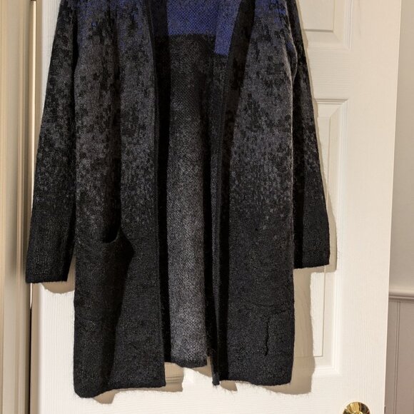 Mohair Blend Long Open Cardigan - Picture 5 of 6